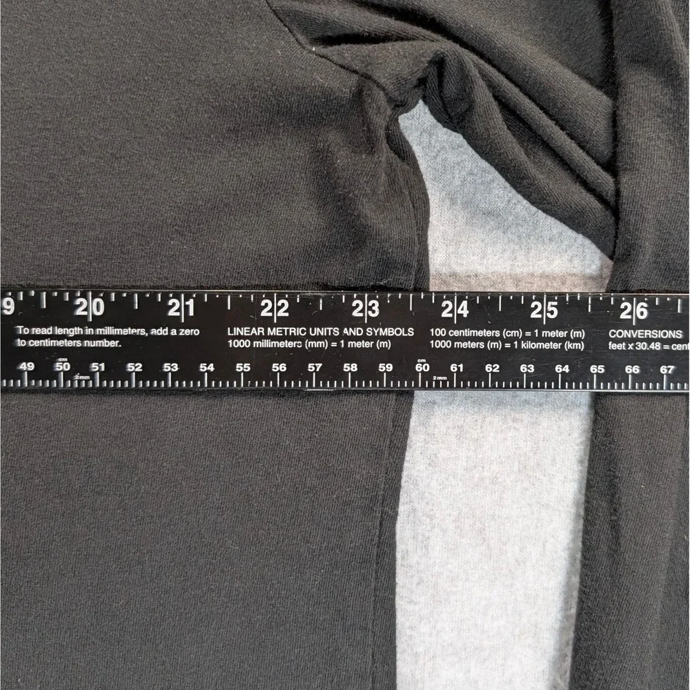 Polo Ralph Lauren Mens XL Black Polo Bear Plaid Coat Hooded T-Shirt Long Sleeve